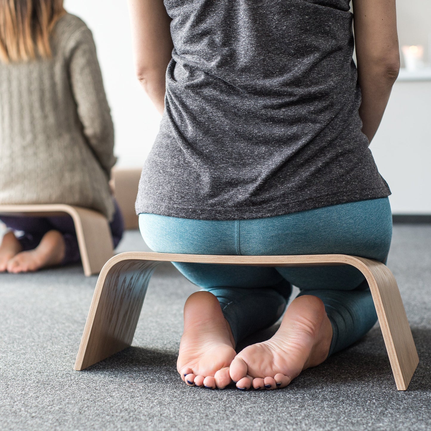 Houten Meditatiebankje | Scandinavisch Minimalistisch
