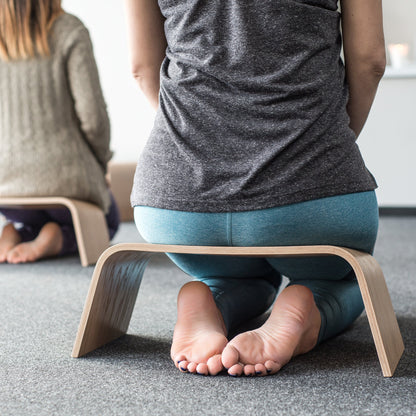 Houten Meditatiebankje | Scandinavisch Minimalistisch