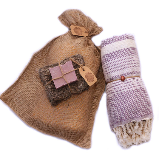 Bad & Body Cadeauset - Tricolor Paars