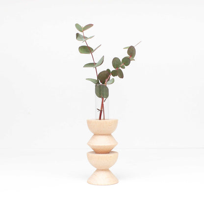 Houten Vaas – Middel