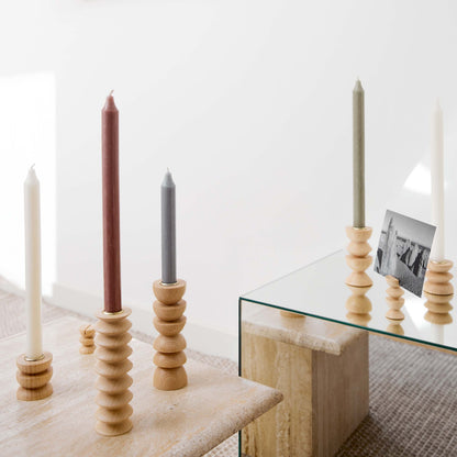 Houten kandelaar – Groot